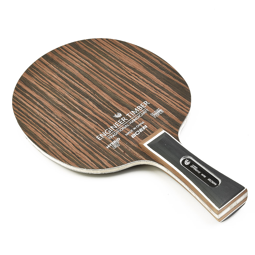 Table Tennis Bat Butterfly - 1 buah raket Pingpong kayu hitam