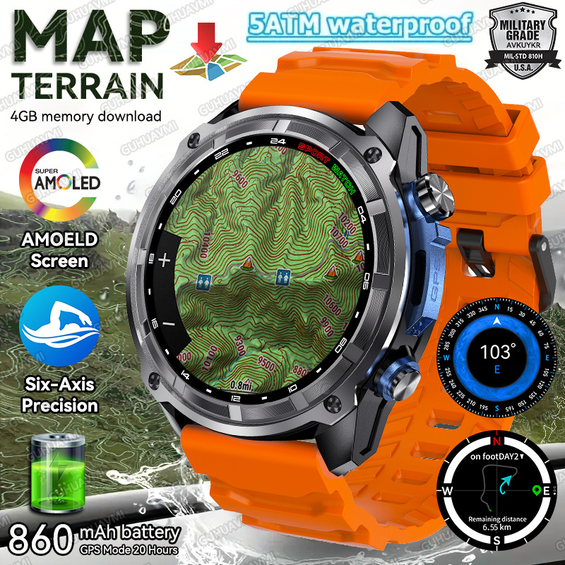 Table Tennis World - Jam Tangan Pintar GPS Peta Medan