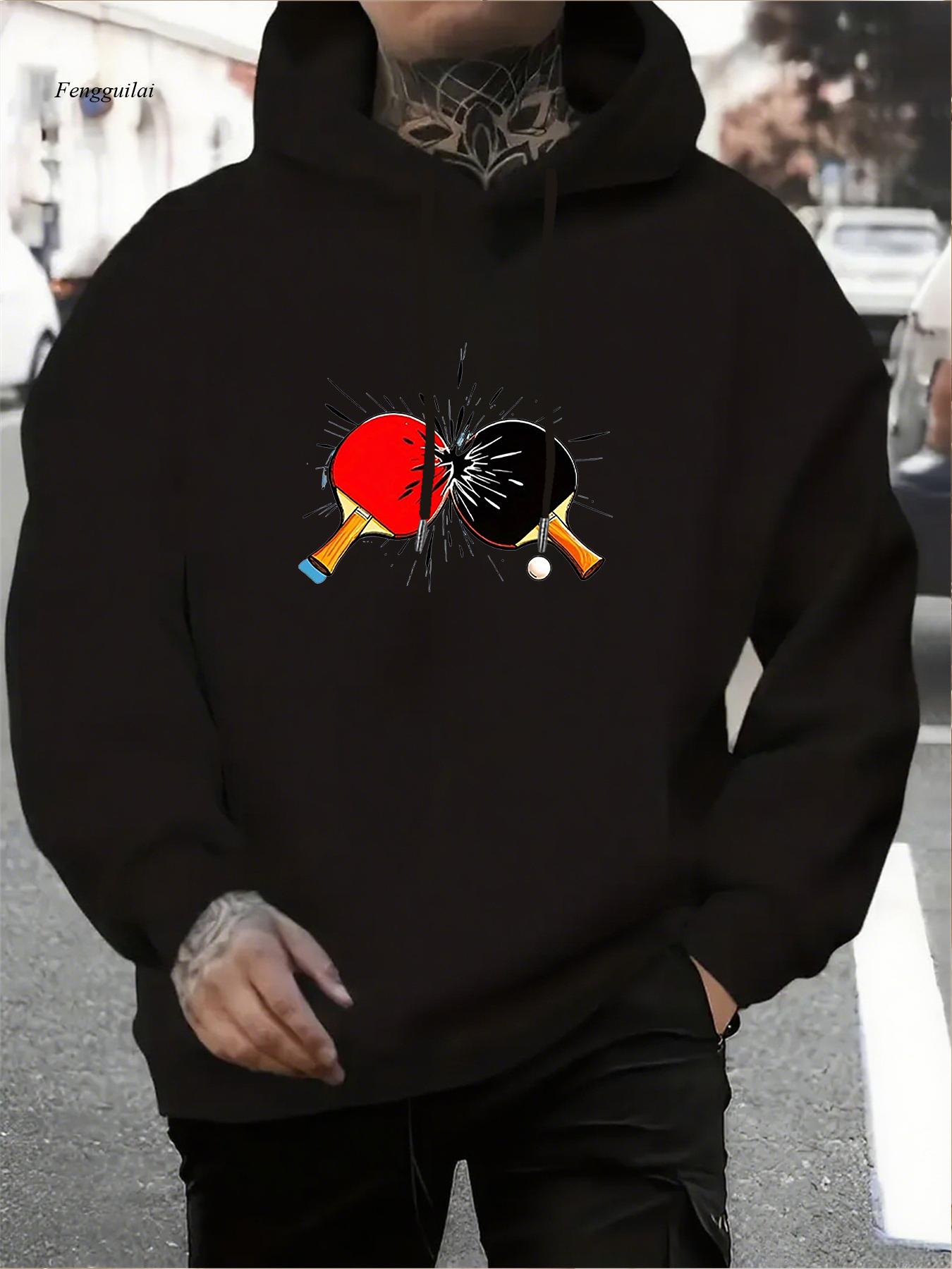 Table Tennis Graphics - Hoodie Grafis Ping Pong Smash -