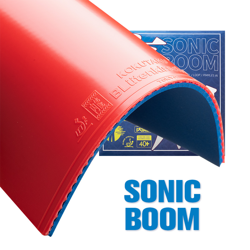 Table Tennis Bat Butterfly - KOKUTAKU BIRU SONIC BOOM Tenis Meja