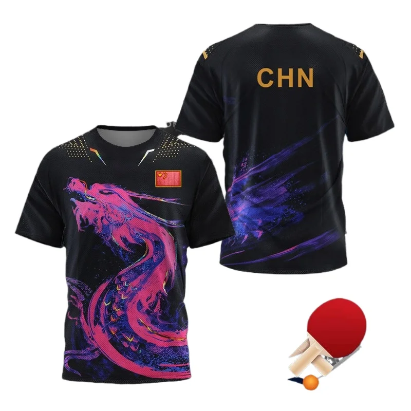 Table Tennis Graphics - Kaus Grafis Tenis Meja CHINA Dragon