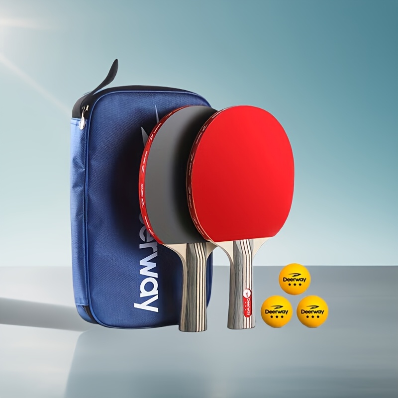 Table Tennis Bat Butterfly - 2 Set Raket Tenis Meja Profesional,