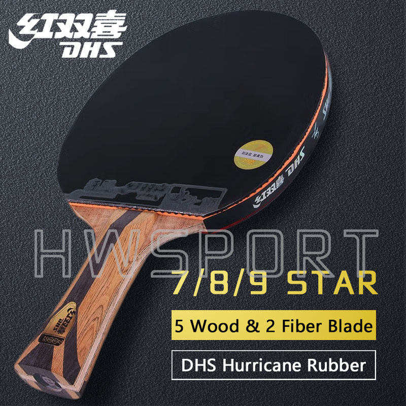 Table Tennis Bat Butterfly - Raket tenis meja 7 bintang, pemukul