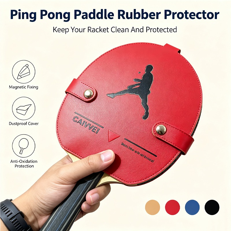 Table Tennis Protective Cover - Penutup Pelindung Raket Tenis Meja Magnetik