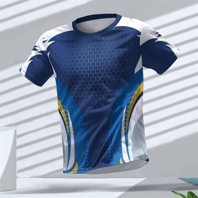 Kaos Olahraga Cetak 3D Grafis  - Table Tennis Graphics ulasan dan harga