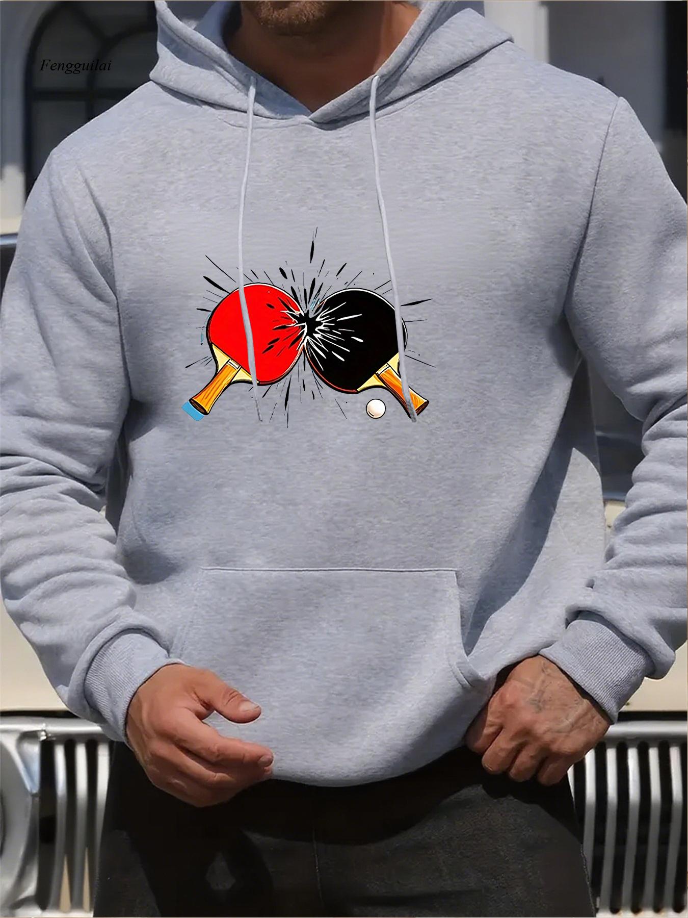 Hoodie Grafis Ping Pong Smash  - Table Tennis Graphics ulasan dan harga