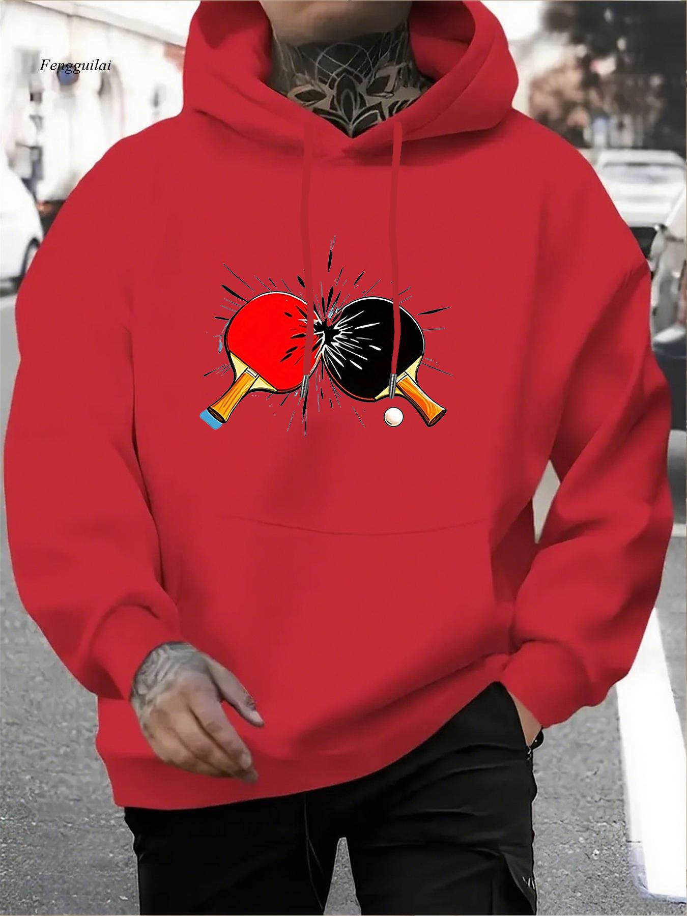 Hoodie Grafis Ping Pong Smash  - Table Tennis Graphics ulasan dan harga