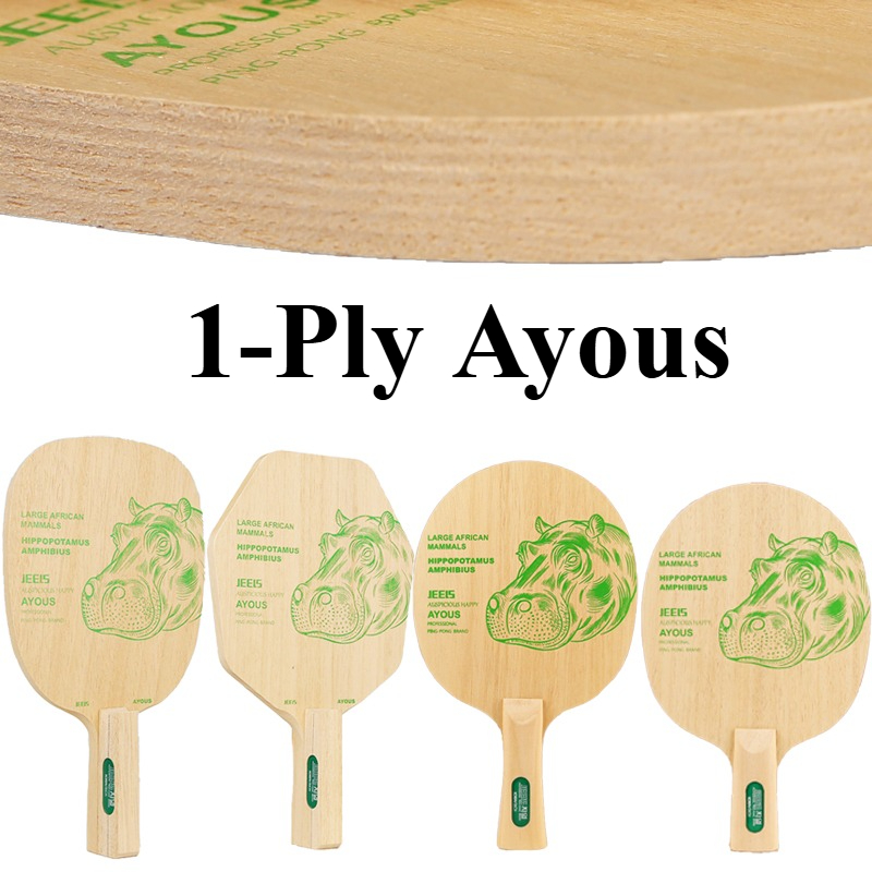 JEELS Green Hippo 1 Ply Ayous  - Table Tennis In Japanese ulasan dan harga