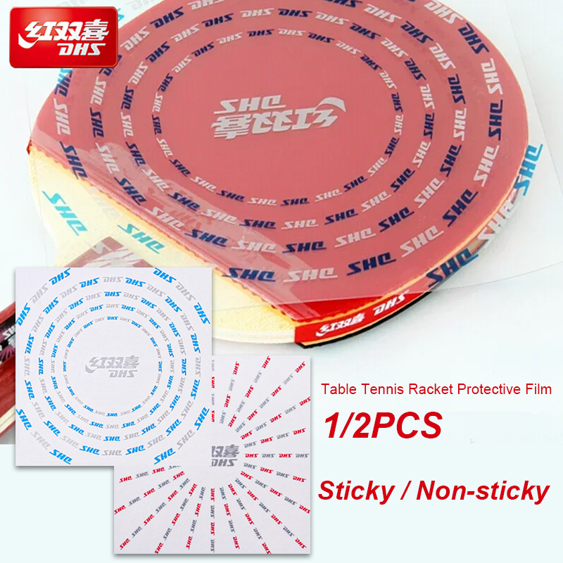 1/2 Buah Film Pelindung Raket  - Table Tennis Protective Cover ulasan dan harga