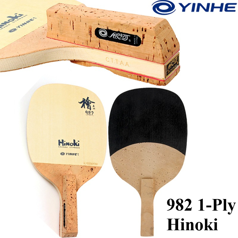 YINHE 982 1-Ply Solid Hinoki T - Table Tennis In Japanese ulasan dan harga