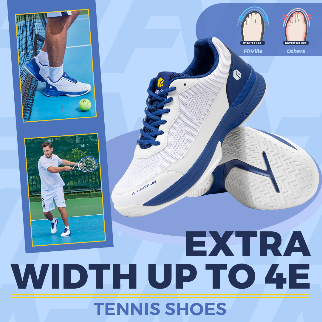 Sepatu Pickleball FitVille Ext - Table Tennis Shoes Asics ulasan dan harga