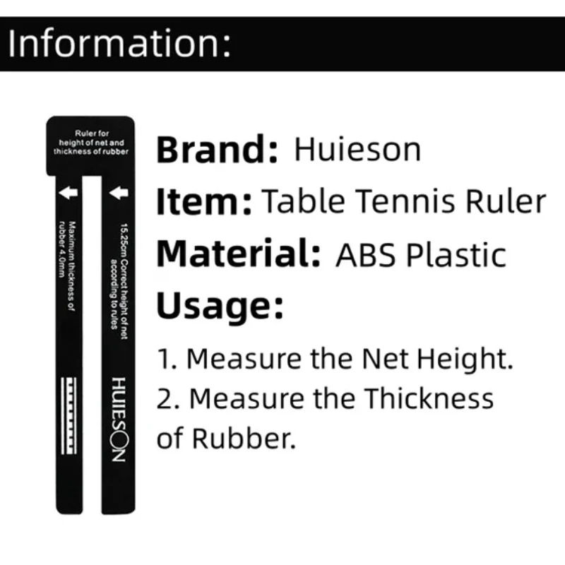 1 buah penggaris wasit tenis m - Table Tennis Height ulasan dan harga