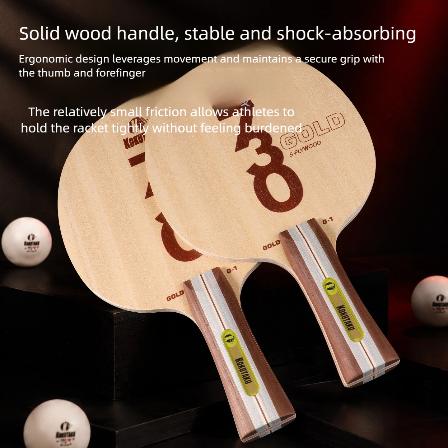 KOKUTAKU 730G1 5-Ply All-Wood  - Table Tennis In Japanese ulasan dan harga