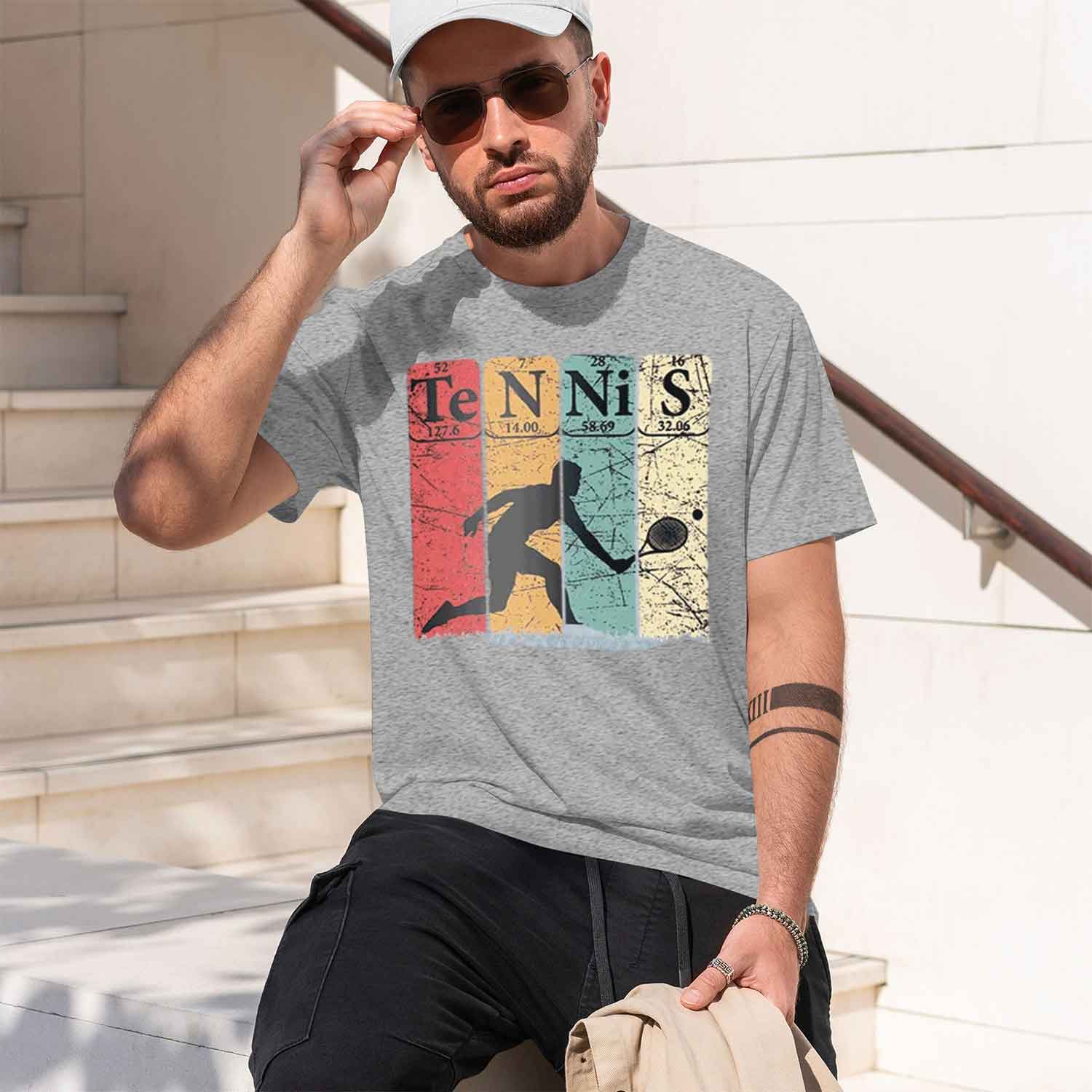 Kaos Pria Vintage Motif Elemen - Table Tennis Graphics ulasan dan harga