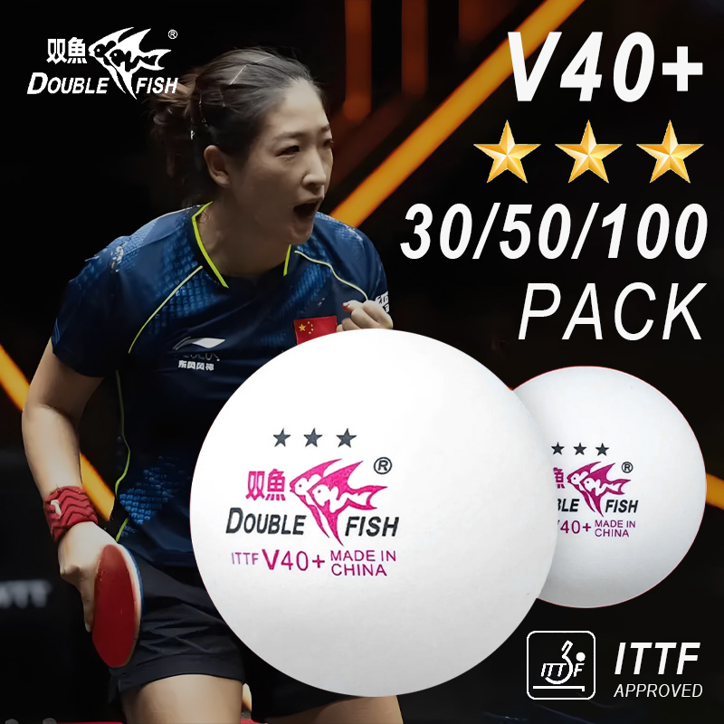 DOUBLE FISH 3 Bintang V40 + 30 - Table Tennis Video Game ulasan dan harga