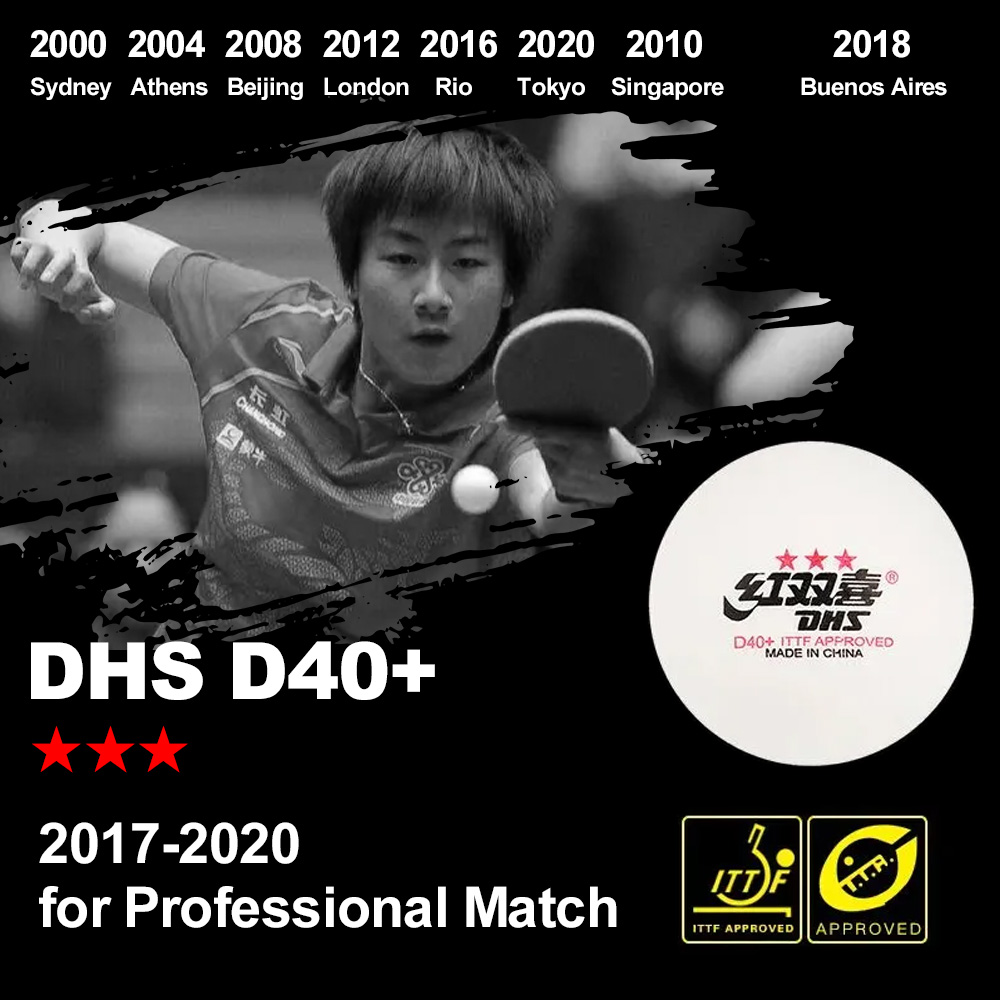 DHS D40 + DJ40 + bola Ping Pon - Table Tennis Video Game ulasan dan harga
